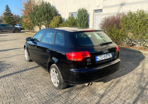 Audi A3 cena 21900 przebieg: 126000, rok produkcji 2008 z Łask małe 326